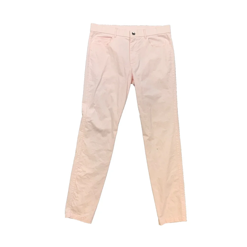 Greyson Pants Mens 34 Slim Fit Pink Cotton Stretch Pocket Flat Front Golf Chino